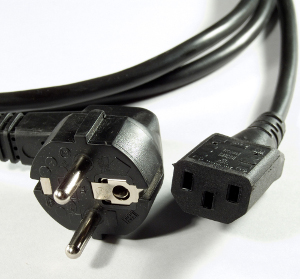 Shielded power cord