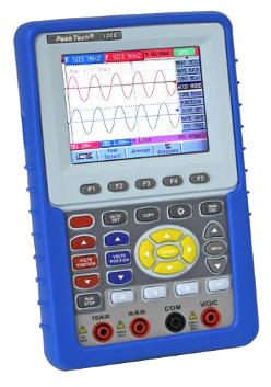 P 1205: 20 MHz/2 CH digital storage oscilloscope/DMM